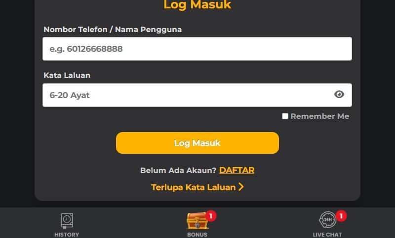 Terms & conditions about protect users account
